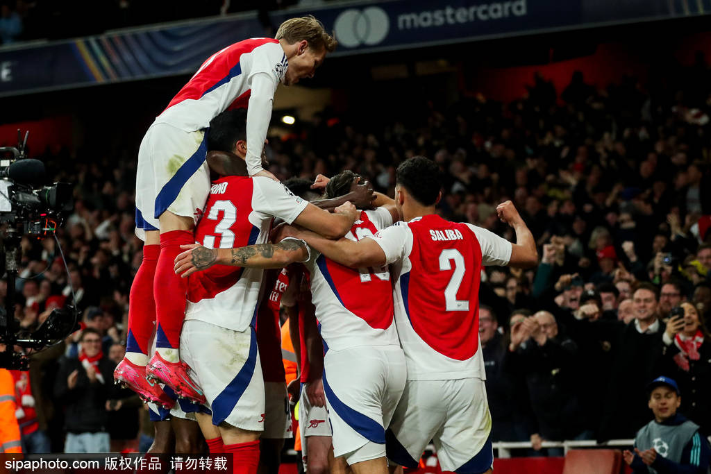 进球球员
_欧冠-赖斯任意球双响+伤退卡马文加染红 阿森纳3-0皇马